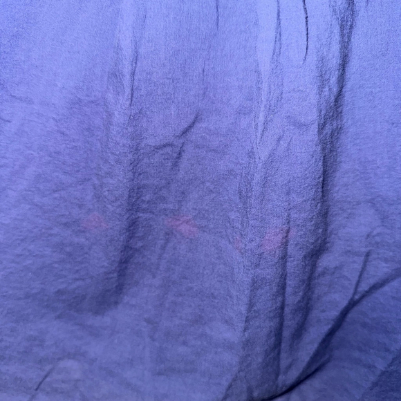 Forever 21 boho embroidered Mexican style oversized blouse blue & multicolored M - Picture 6 of 7